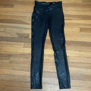 Spanx faux leather leggings